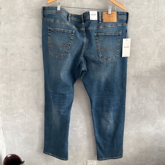 NWT Jack & Jones Glenn Original Slim-Fit Jeans, W44xL32 - Picture 8 of 9